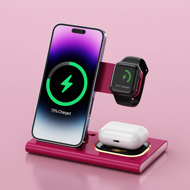 3 IN 1  Wireless Charging Charger
